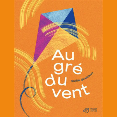 couverture de l'album au gré du vent : un cerf volant s'envole